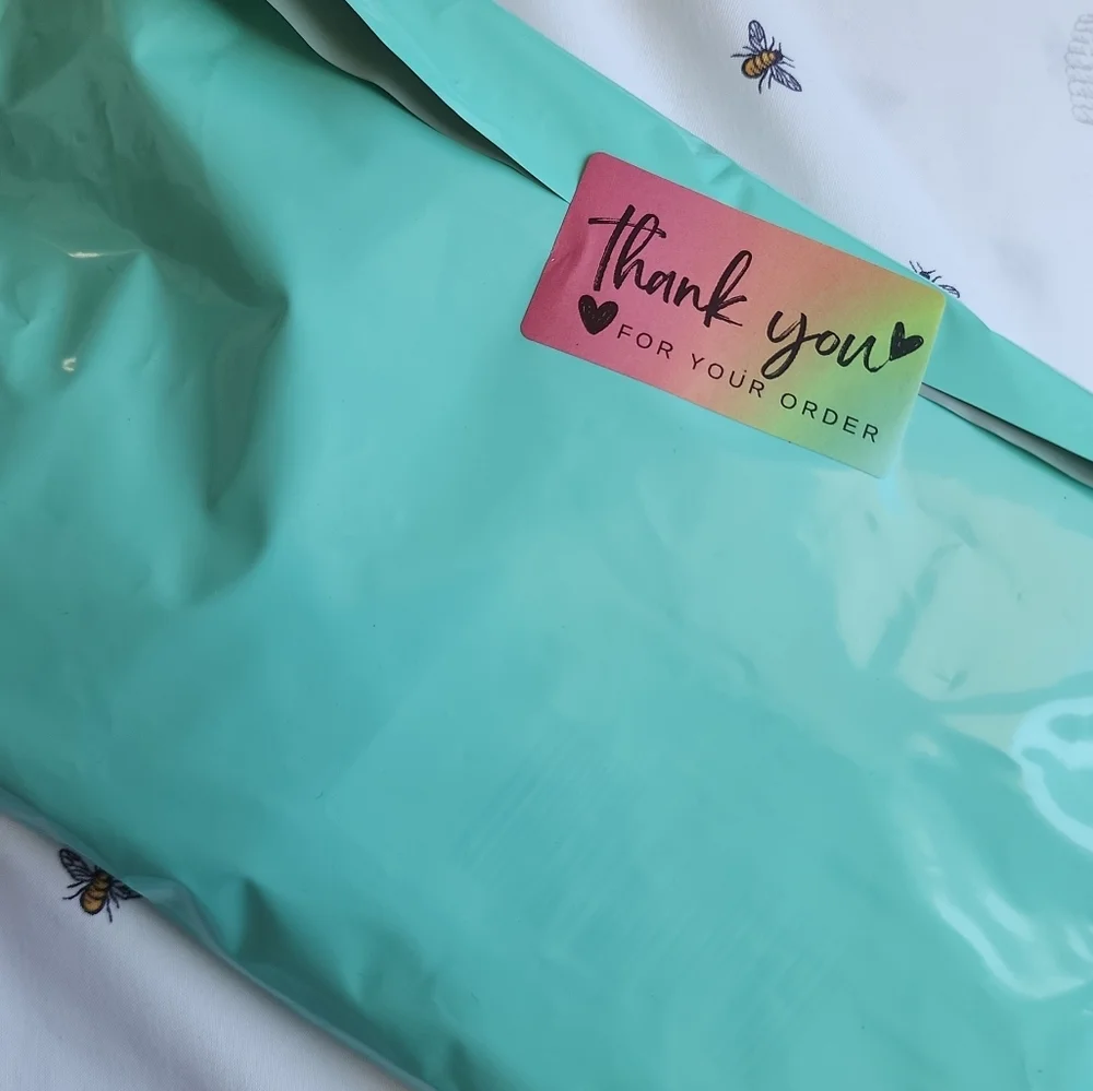 ♥️ 5x25 / 50 Thank Thermal Thank You Stickers